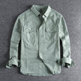 Design Sense Overalls Long Sleeve Shirt Men